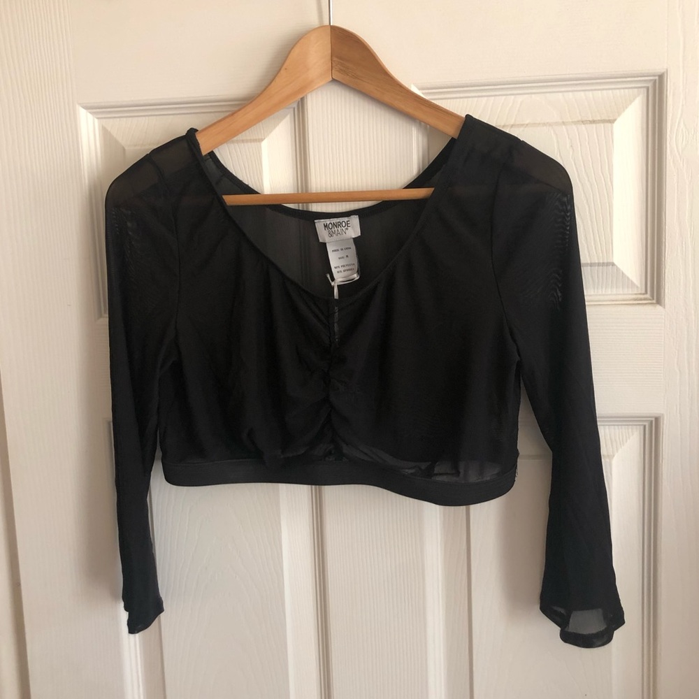 Sheer Crop Top